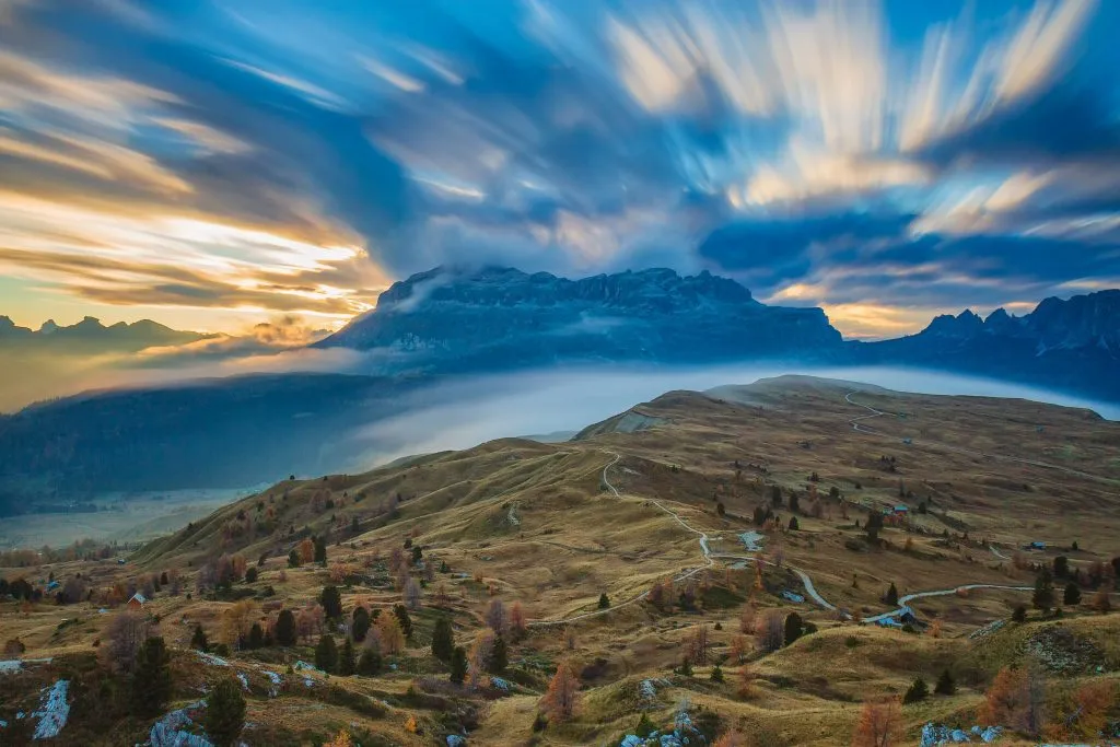 Dolomites landscape piz boe