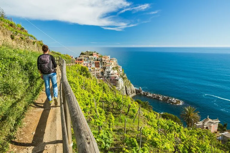Vaellus Cinque Terressä
